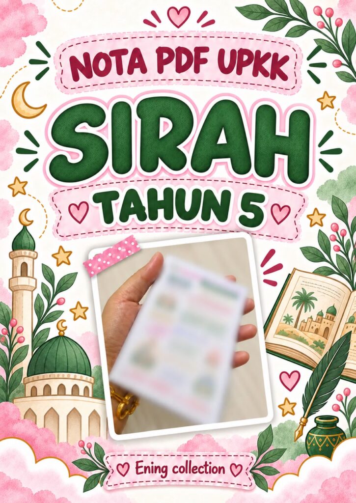 Nota Poket UPKK Sirah Tahun 5 – PDF digital